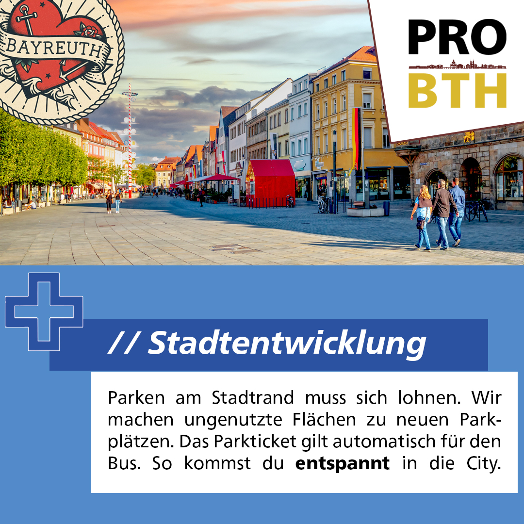 Stadtentwicklung in Bayreuth